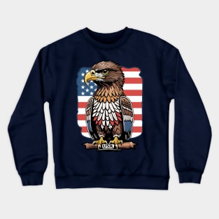 Eagle American Flag shield USA Crewneck Sweatshirt